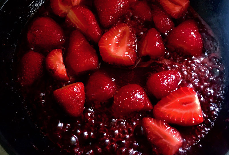 Strawberry & Honey Topping